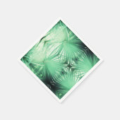 Serviette en papier feuille de palmier vert pâle é (Coin)