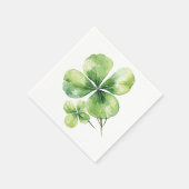 Serviette En Papier Feuille de trèfle (Coin)
