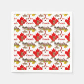 Serviette En Papier Feuille d'érable canadienne (Devant)
