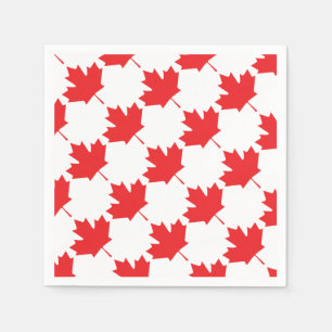 Serviette En Papier Feuille d'érable canadienne