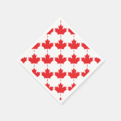 Serviette En Papier Feuille d'érable canadienne (Coin)