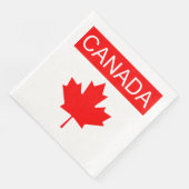 Serviette En Papier Feuille d'érable du Canada (Coin)