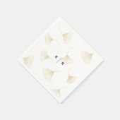 Serviette En Papier Feuille Ginkgo en chute Mariage Napkins (Coin)