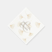Serviette En Papier Feuille Ginkgo en chute Mariage Napkins (Coin)