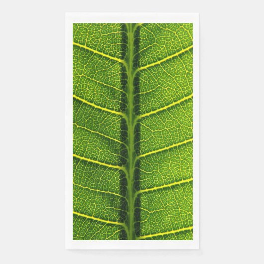 Serviette En Papier Feuille verte (Devant)