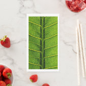 Serviette En Papier Feuille verte (En situation)