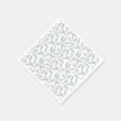 Serviette En Papier Feuilles d'aquarelle de la collection Jennifer (Coin)