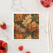 Serviette En Papier Feuilles d'automne (En situation)