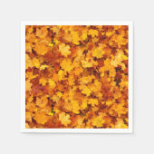 Serviette En Papier Feuilles d'automne (Devant)