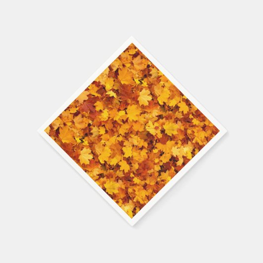 Serviette En Papier Feuilles d'automne (Coin)