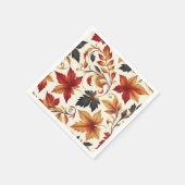 Serviette En Papier Feuilles d'automne (Coin)