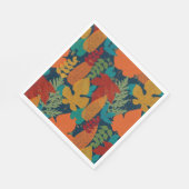 Serviette En Papier Feuilles d'automne (Coin)