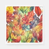Serviette En Papier Feuilles d'automne (Devant)