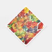 Serviette En Papier Feuilles d'automne (Coin)
