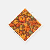 Serviette En Papier Feuilles d'automne (Coin)