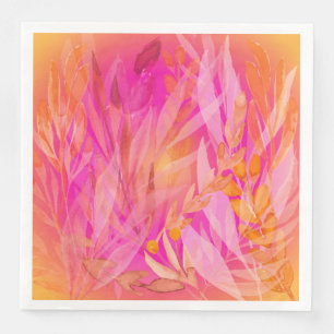 Serviette En Papier Feuilles d'automne