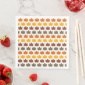 Serviette En Papier Feuilles d'automne (En situation)