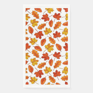 Serviette En Papier Feuilles d'automne