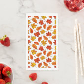 Serviette En Papier Feuilles d'automne (En situation)