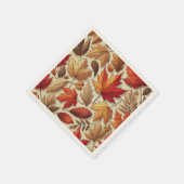 Serviette En Papier feuilles d'automne classiques (Coin)