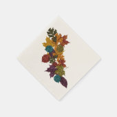 Serviette En Papier Feuilles d'automne de la Glitterie (Coin)