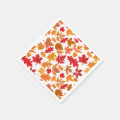 Serviette En Papier Feuilles d'automne motif 02 (Coin)