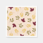 Serviette En Papier Feuilles d'automne Napkin (Devant)