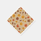 Serviette En Papier Feuilles d'automne Papier Napkin (Coin)