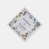 Serviette En Papier Feuilles d'automne rustique mariage de automne num (Coin)