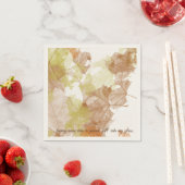 Serviette En Papier Feuilles de chute de fond PAPIER NAPKINS (En situation)