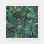 Serviette En Papier Feuilles de la forêt tropicale tropicale (Devant)