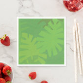 Serviette En Papier Feuilles de la jungle (En situation)