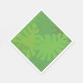 Serviette En Papier Feuilles de la jungle (Coin)