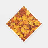 Serviette En Papier Feuilles de l'érable d'automne (Coin)