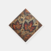 Serviette En Papier Feuilles Découpage  Découpage Gritty Fall (Coin)