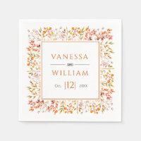 Feuilles et baies brûlé mariage de automne orange