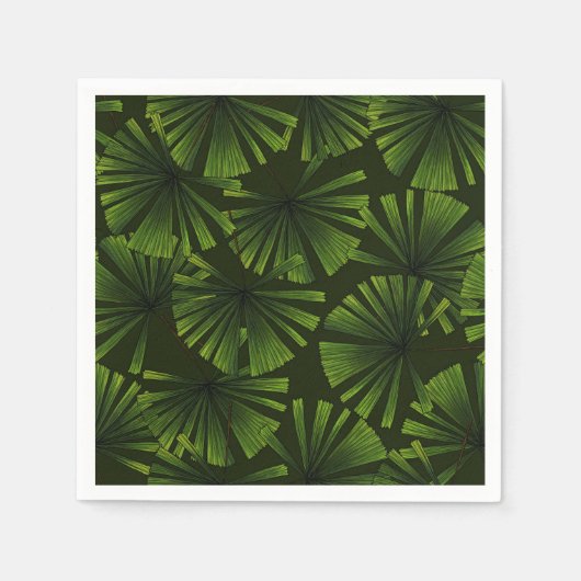 Serviette En Papier Feuilles Palm (Devant)
