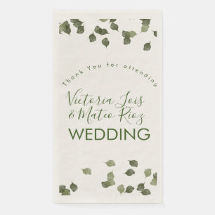 Serviette En Papier Feuilles tombantes tombent en automne Verdure Merc