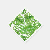 Serviette En Papier Feuilles tropicaux (Coin)