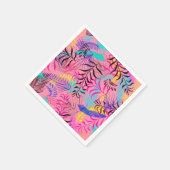 Serviette En Papier Feuilles tropicaux (Coin)