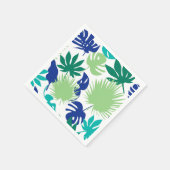 Serviette En Papier Feuilles tropicaux (Coin)
