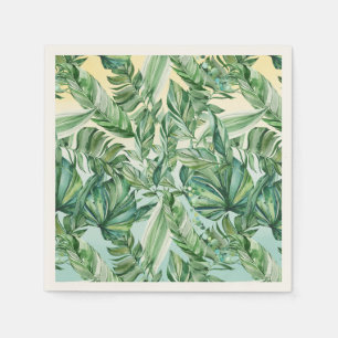 Serviette En Papier Feuilles tropicaux Ombre