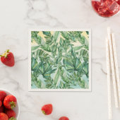 Serviette En Papier Feuilles tropicaux Ombre (En situation)