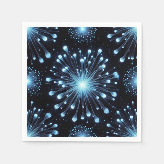 Serviette En Papier Feux d'Artifice Intenses  (Devant)