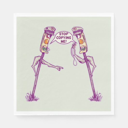 Serviette En Papier Feux de circulation amusants (Devant)