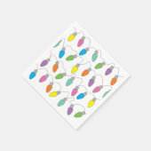 Serviette En Papier Feux de Noël (Coin)