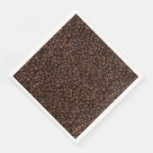 Serviette En Papier Fèves de café (Coin)