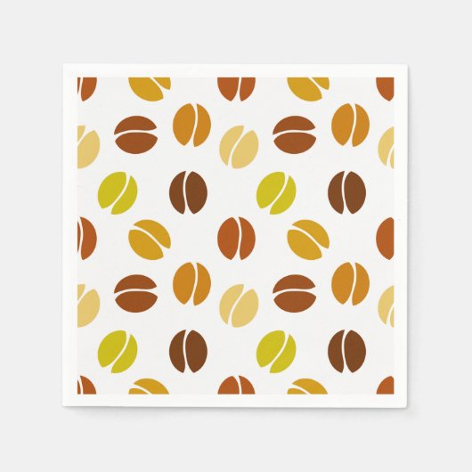 Serviette En Papier Fèves de café (Devant)