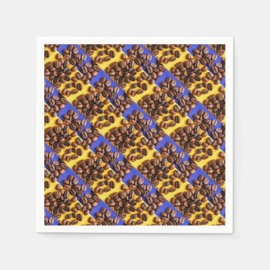 Serviette En Papier Fèves de café (Devant)