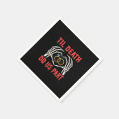 Serviette En Papier Fiançailles d'Halloween jusqu'à la mort faisons-no (Coin)